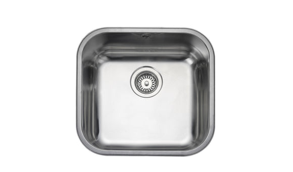 Rangemaster Atlantic Classic Stainless Steel Undermount Sink 1 bowl Polished