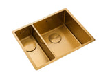 Rangemaster Spectra Stainless Steel Inset or undermount Sink 1.5 bowls Gold