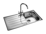 Rangemaster Michigan Stainless Steel Inset Sink 1 Bowl Polished