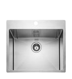 Rangemaster Cosmo Stainless Steel Inset Sink 1 bowl Polished