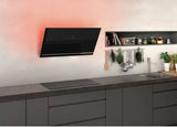 Neff N 90 wall-mounted cooker hood 90 cm clear glass black printed D96IKW1S0B