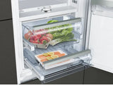 Neff N 90 built-in fridge-freezer with freezer at bottom 177.2 x 55.8 cm soft close flat hinge KI8865DE0