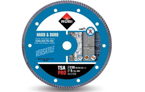Rubi TURBO - TSA hard materials diamond blade