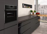 Neff N 90 built-in compact oven with microwave function 60 x 45 cm Graphite-Grey C17MS32G0B