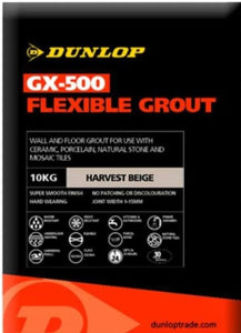 Dunlop GX-500 Flexible Grout Harvest Beige 10 Kg