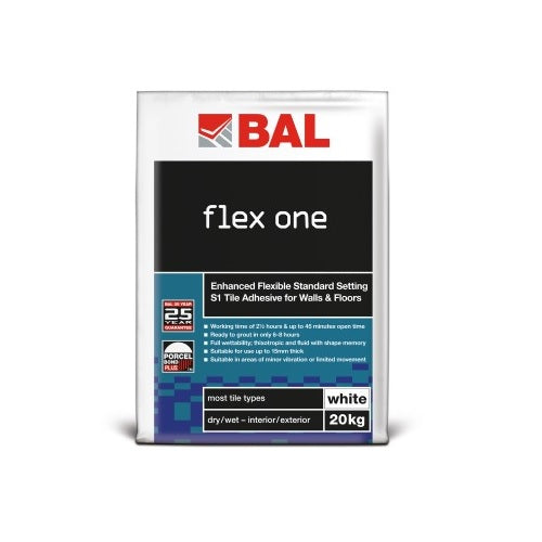 BAL Flex One White Adhesive 20kg