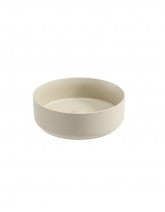Avanti Round 36cm Vessel Basin with Ceramic Click Clack Waste - Ivory