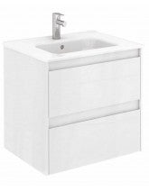 Dijon Gloss White 60cm Vanity Unit