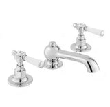 Vado Lever Handle 3 Hole Basin Mixer with Pop-Up Waste in Chrome
