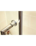 K2 900 Corner Entry Shower Enclosure - Adjustment 855 -880mm