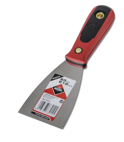 Rubi 63mm RUBIFLEX handle paint spatulas