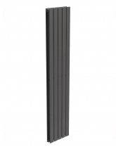 Piatto Flat Tube Designer Radiator Vertical 1800 x 380 Double Panel Anthracite