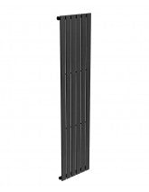 Piatto Flat Tube Designer Radiator Vertical 1800 X 452 Single Panel Black