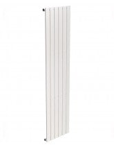 Piatto Flat Tube Designer Radiator Vertical 1800 x 452 Single Panel White