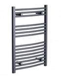 Sonas 800 x 600 Curved Towel Rail - Anthracite