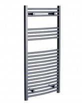 Sonas 1200 x 600 Curved Towel Rail - Anthracite
