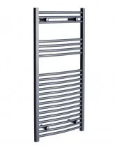 Sonas 1200 x 500 Curved Towel Rail - Anthracite