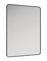 Astrid Black Non-illuminated Metal Frame Rectangle 600x800mm Mirror