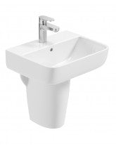 Verona Square 50cm Basin & Semi Pedestal